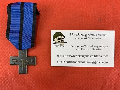 Medalla Fascista Italiana Original Segunda Guerra Mundial Marcha sobre Roma Rara Reproducción Foto 1 de 4