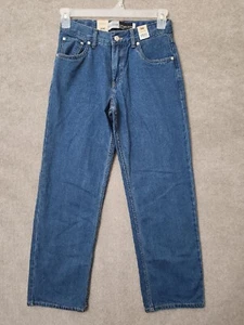 Levi's Silvertab Stay Loose Jeans Youth Boys 16 28x30 Blue 100% Cotton NEW - Picture 1 of 8