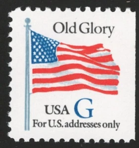 US. 2884. (32c). Blue "G" Old Glory. Booklet Single. MNH. 1994 - Picture 1 of 1