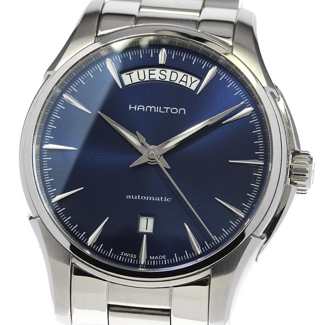 hamilton jazzmaster day date blue