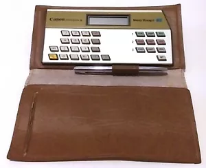 RARO - LIBRETTO ASSEGNI CANON III MONEY MANAGER CALCOLATRICE BANCARIA PERSONALE - Foto 1 di 6