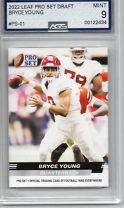 2022 LEAF DRAFT PRO SET BYRCE YOUNG ROOKIE CARD#PS-01 MINT 9 BY AGS ROBOGRADING - Picture 1 of 4