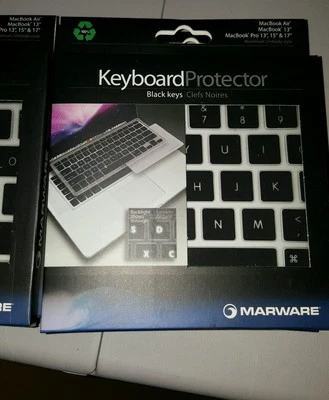 Marware Keyboard Protector Skin MacBook, MacBook Air, MacBook 13",15,17Pro Black - Image 1 of 2