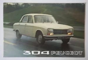 PEUGEOT 304 SALOON & ESTATE orig 1973 UK Mkt Sales Brochure - Picture 1 of 7