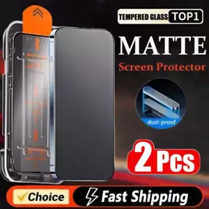Matte Oleophobic Coating Dust free Installation Screen Protector For iPhone 13 1 - Bild 1 von 38