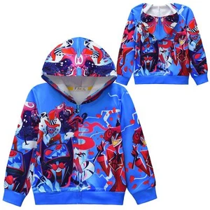 Hazbin Hotel Hoodies game Hooded Sweatshirts Zip Up Jackets Casual kids - Picture 1 of 28