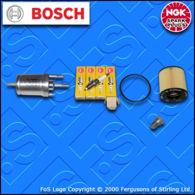 SERVICE KIT for SEAT IBIZA (6J) 1.6 16V BTS OIL FUEL FILTERS PLUGS (2008-2015) - Image 1 of 4