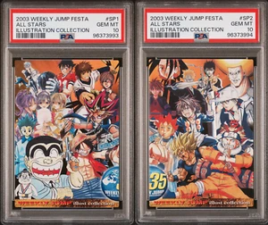 PSA 10 Set - All Stars SP1 & SP2 Weekly Jump Festa Illustration Collection 2004 - Imagen 1 de 7