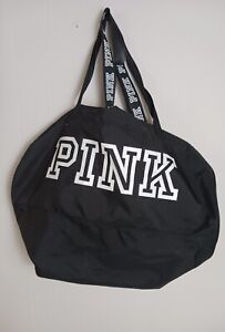 PINK Large Black duffle bag/weekender/gym 8"X16"X22"