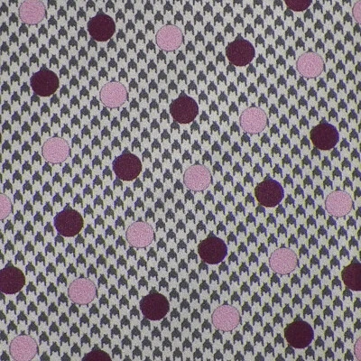 DOLCEPUNTA Mens Gray Pink POLKA DOTS Self-tipped Handmade Silk Tie Italy NWT - Image 1 of 3