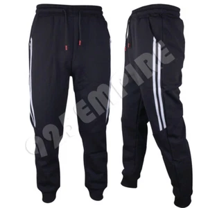 Hombres Ropa Activa Pantalones Forrados de Lanza Pantalones para Correr Pantalones de Sudadera 2 Rayas Pantalones elásticos - Imagen 1 de 8