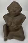 Cahokia Mound Museum Artifact Replica Stoneware Sculpture Mother and Child