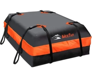 Car Roof Cargo Bag XBEEK Rooftop Carrier Wtrprf 15 Cubic Ft For All Cars MeeFar  - Picture 1 of 11