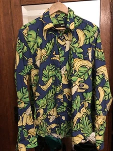 Love Moschino Tropical Banana Shirt I size Large - Picture 1 of 8