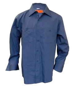 Solar 1 Clothing Industrial Long Sleeve Work Shirt MS14 - Picture 1 of 33