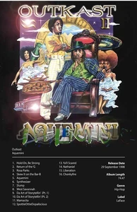 Outkast Aquemini 1998 The Album Record Promo Framed Poster - Picture 1 of 2