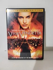 V for Vendetta (DVD, 2005) Natalie Portman Hugo Weaving  - Picture 1 of 4