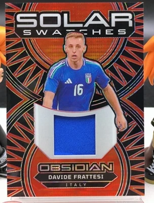 Davide Frattesi 2024-25 Panini Obsidian Solar Swatches Patch Red Pulsar 17/35 - Image 1 of 2