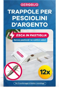 Trappola per Pesciolini D'Argento 12 Pezzi - Trappola Collante Con Attrattivo A - Foto 1 di 12
