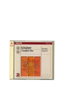 Schubert Complete Trios 2 CD Set By Philips Classics TESTED - Foto 1 di 2