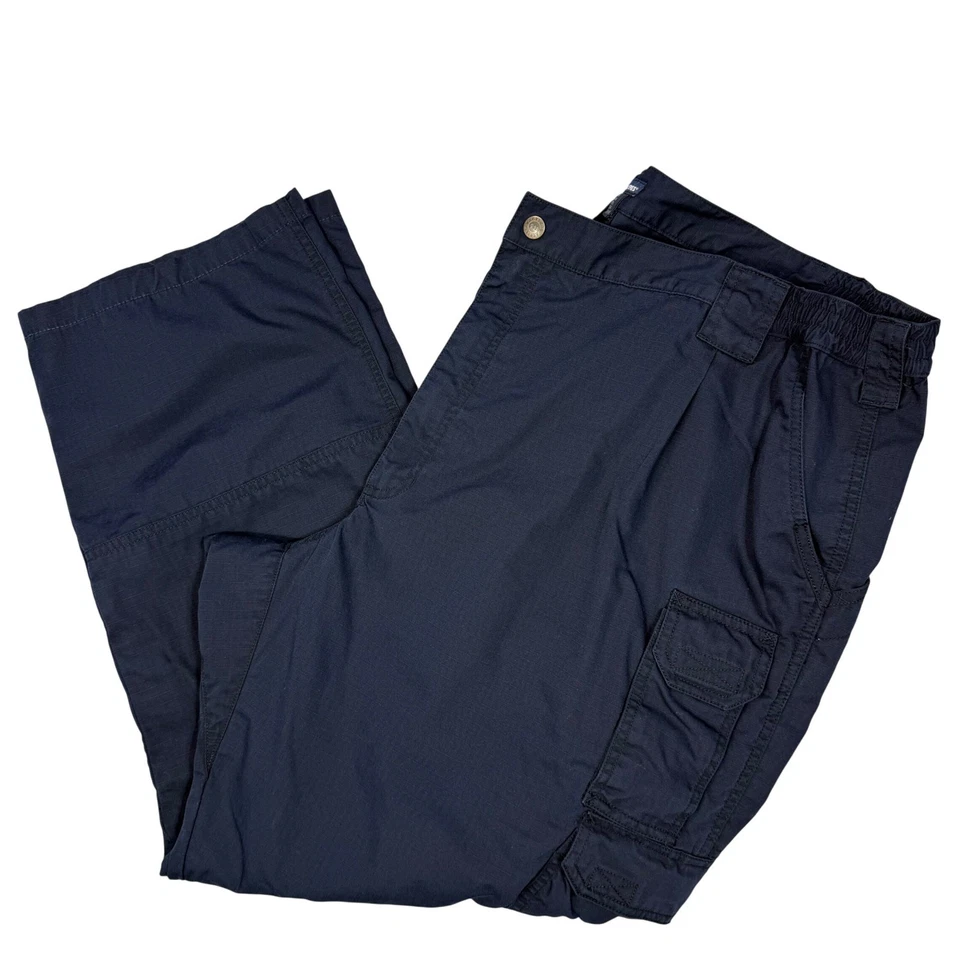Pantalones cargo 5.11 Tactical Series para hombre azul marino trabajo utilitario bolsillos talla 48 Foto 1 de 4