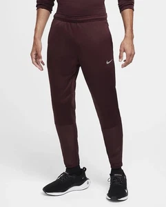 NUOVO Nike UOMO LARGE Sphere Challenger Therma-FIT pantaloni da corsa pantaloni della tuta marroni - Foto 1 di 4