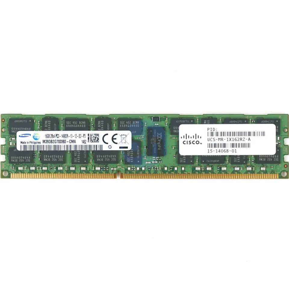 Cisco 15-14068-01 16GB PC3-14900R 2RX4 DDR3-1866MHz ECC REG RAM - Image 1 of 1