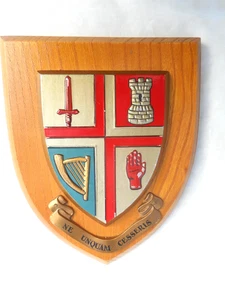 PLACA DE PARED/CRESTA/ESCUDO FOYLE COLLEGE (LONDONDERRY) - Imagen 1 de 1