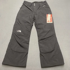 North Face Pants Girls Large 14/16 Black HyVent Derby Insulated Waterproof Ski - Picture 1 of 13