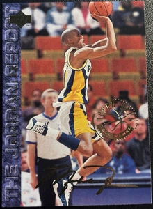 1994 Upper Deck Jordan Report GOLD Medal Reggie Miller #41 Indiana Card! A21 - Bild 1 von 2