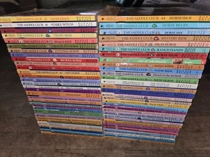 The Saddle Club Paperback Young Adult Novels by Bonnie Bryant - Lot of 64 Books - Picture 1 of 18