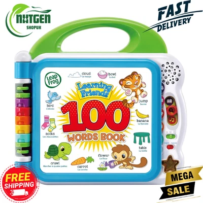 Leapfrog 601503 Learning Friends 100 Words Baby Book Educational and Interactive
