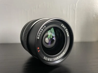 Near MINT Contax Carl Zeiss Distagon T* 25mm F/2.8 AEG Wide Angle Prime Lens C/Y - Image 1 of 4