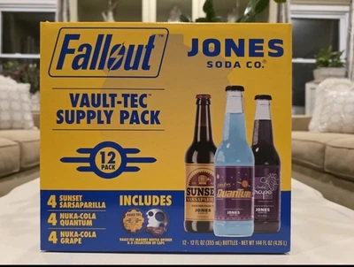 JONES SODA X FALLOUT Fallout x Jones Soda Vault-Tec Supply Pack 12 Limited Edition Bottles BEST PRICE