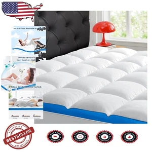 Colchón de enfriamiento California King, almohada extra gruesa para lujo... - Imagen 1 de 9