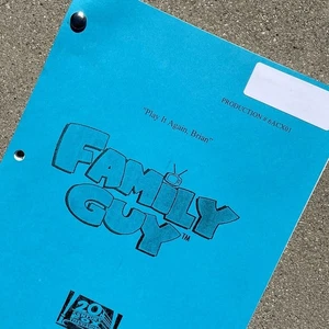 Family Guy Original 2007 Production Used Table Draft Script Play It Again, Brian - Picture 1 of 16