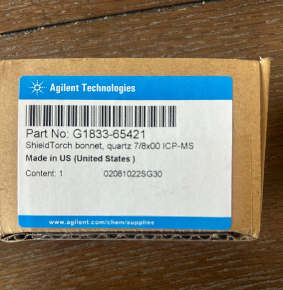 G1833-65421 Agilent Torch Bonnets, Shield Plates & Components for ICP-MS - Image 1 of 1