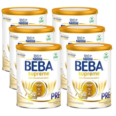 Nestlé BEBA SUPREME PRE Anfangsnahrung (6 x 800g) - Bild 1 von 4