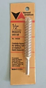 Vermont American No 14008. 1/2” Masonry Drill Bit. Vintage New In Package - Picture 1 of 2