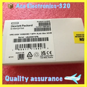 Aruba HPE JL563C HPE ANW 10GBASE-T SFP+ RJ45 30m XCVR Transceiver Module NEW - Picture 1 of 3