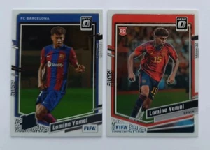 LAMINE YAMAL 2023-24 Donruss Optic Rated Rookie + Spain RC Lotx2 - Picture 1 of 2