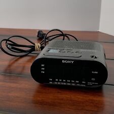 Sony Dream Machine Auto Time Set AM/FM Alarm Clock Radio Model ICF-C218 Black