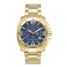 Giorgio Milano Luxury Men’s Watch Gold blue,48mm Case,Chronograph,water Proof