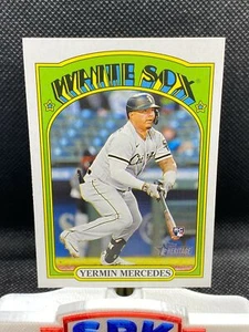 Topps Heritage 2021 High Number Yermin Mercedes Acción Variación SOX RC #561 - Imagen 1 de 1