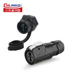 CNLINKO PBT Plastic M12 IP67 Waterproof Electrical Wire Connector Quick Assembly