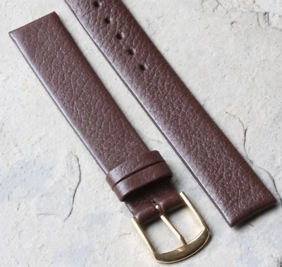 Speidel 16mm textured Genuine Leather vintage watch strap New Old Stock 1960s - Image 1 of 3