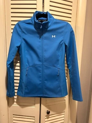 Chaqueta Under Armour para mujer UA ColdGear con escudo infrarrojo azul Foto 1 de 4