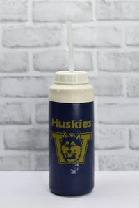 Vintage University of Washington Huskies Coleman Insulated Squeeze Bottle - Picture 1 of 4