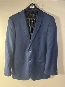 Giorgio Cosani Mens Navy Blue Single Breasted Sport Coat Size Chest 38 Length S - Picture 1 of 16