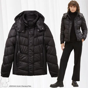 Women's TOM TAILOR Padded Jacket Winter Hooded Casual Coat Signed Cha - Picture 1 of 8